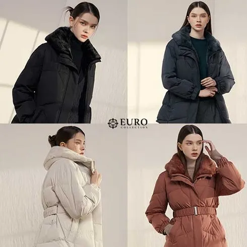 유로컬렉션 23FW 유로피안 밍크카라 퍼구스다운 솔직 후기