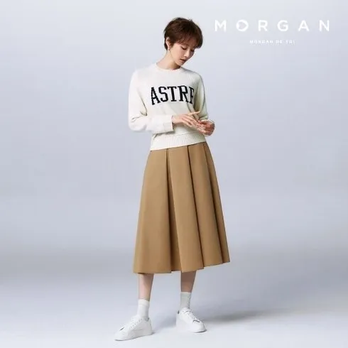 MORGAN 플레어 훌 스커트 솔직 후기